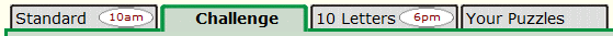Start times on puzzle tabs